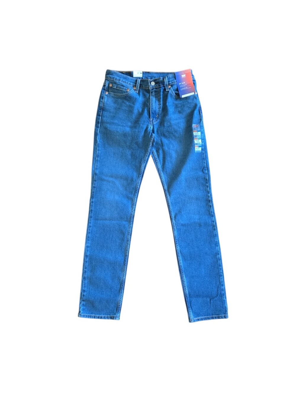 Levi's 511 Slim Fit Stretch Denim Jeans All Season Tech Blue Performance 32x34 - Picture 1 of 13